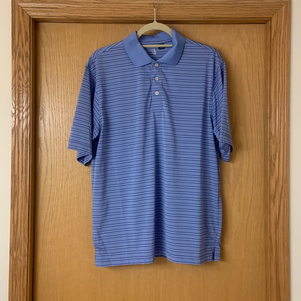 Men’s PGA Tour Striped Polo